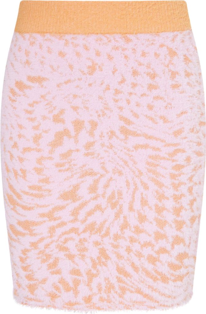 SWIRLY damen rock - pink orange, L