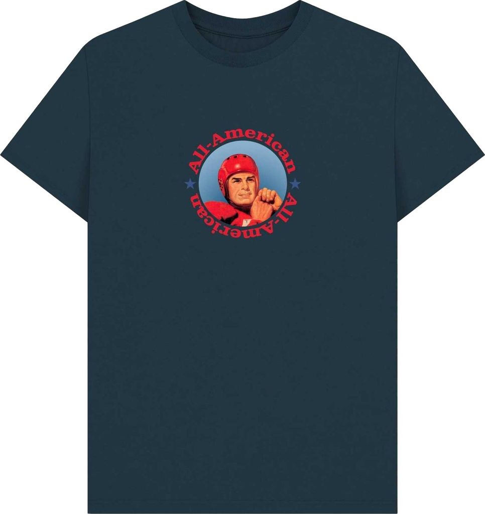 Apoh - "All American" T-Shirt für Herren/Damen Uni PN2143 (S) (Jeansblau)