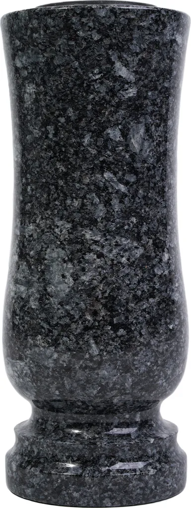 Vase de Cimetière en Granit Bleu - Accessoire de Tombe Azul Noche Chic