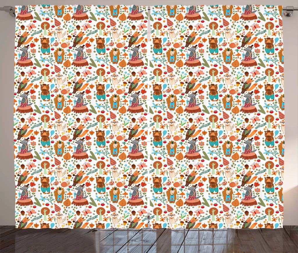 Tenda Cameretta Bosco ABAKUHAUS 280x175 cm - Lavabile e Sicura
