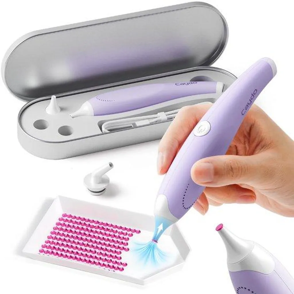 Stylo Diamant Painting Violet Multi-Points Ergonomique Pour AB Diamants