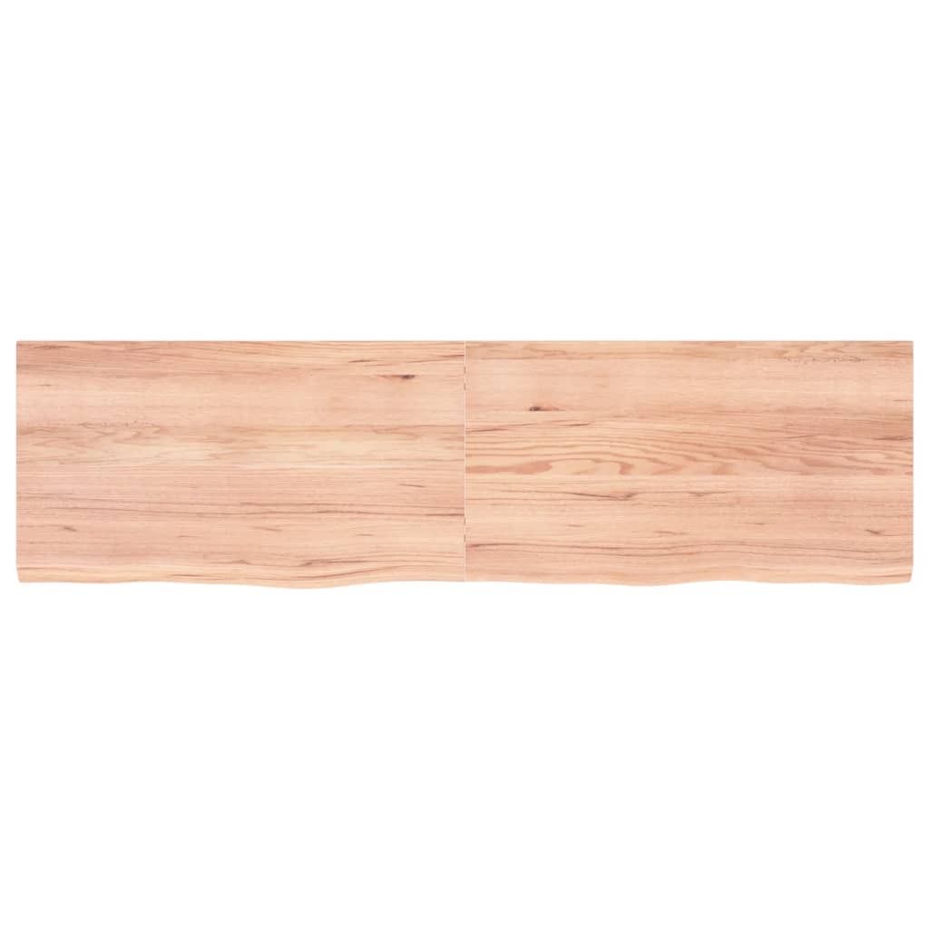 vidaXL Piano tavolo marrone chiaro 180x50x(2-4)cm Legno Immagine del prodotto 