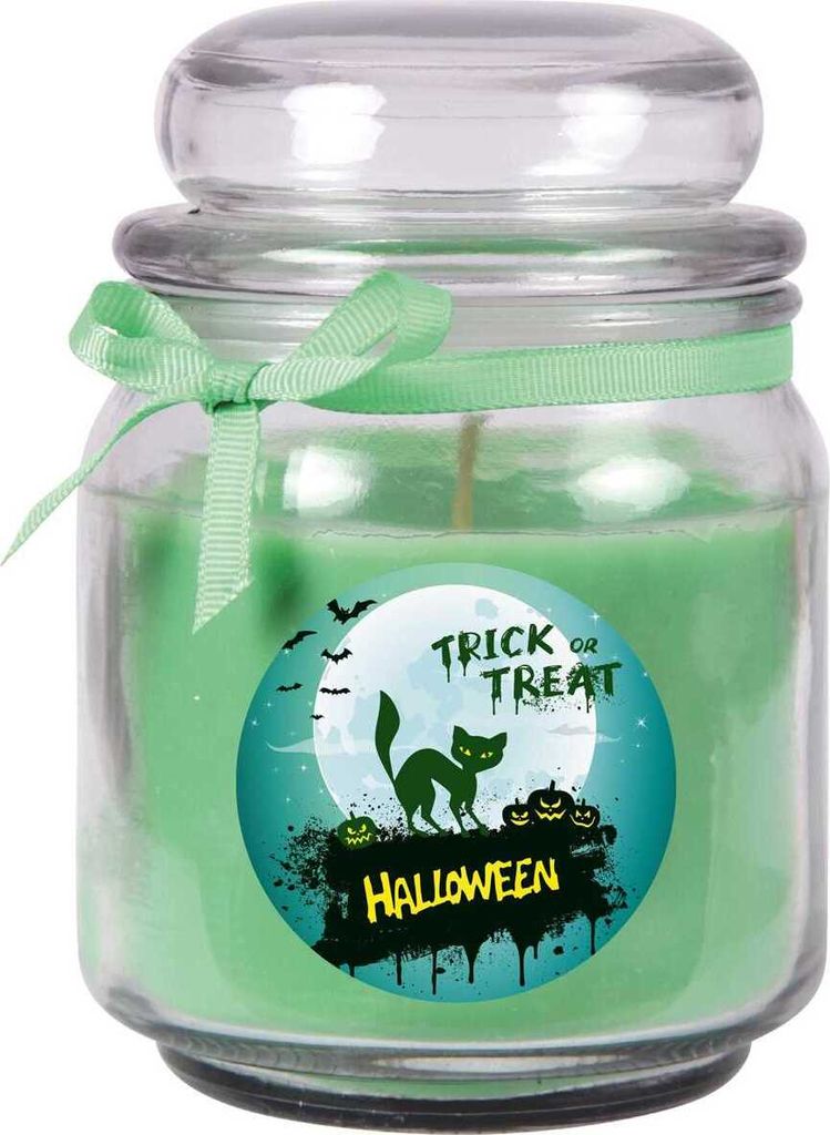 HS Candle "Halloween" Duftkerze im Bonbonglas - viele Produktbild 