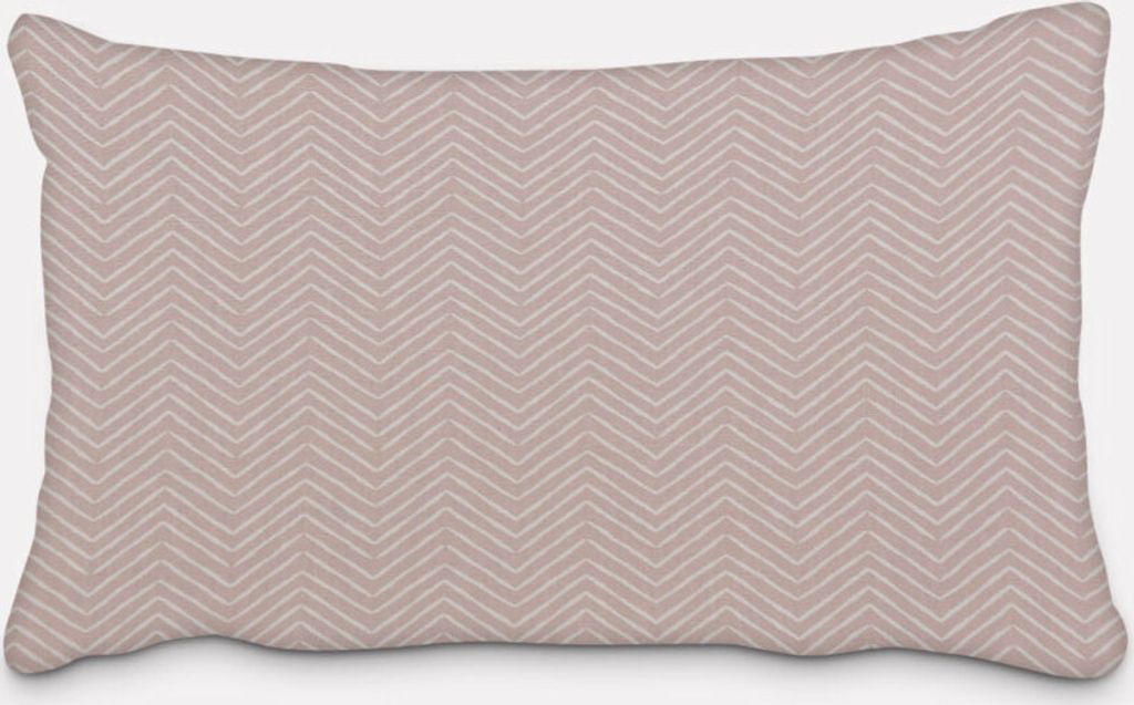 SCHÖNER LEBEN. Kissenhülle Clarke & Clarke Pica ZickZack rosa Größe 60x80cm (HxB) 60x80cm (HxB) Größe