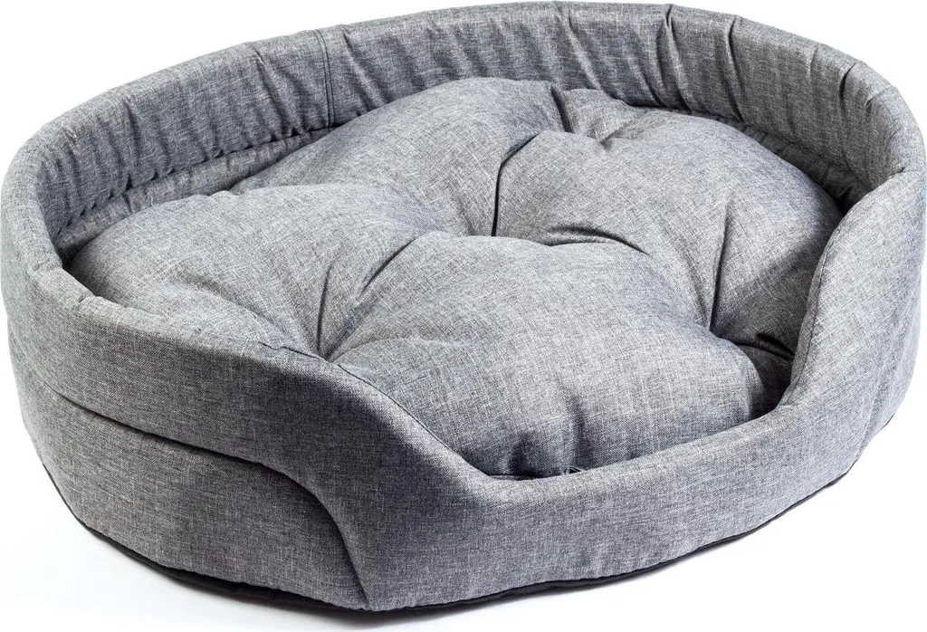 BOUTIQUE ZOO Letto per cani XL Divano per cani Cuscino per cani di piccola/media/grande taglia Grigio