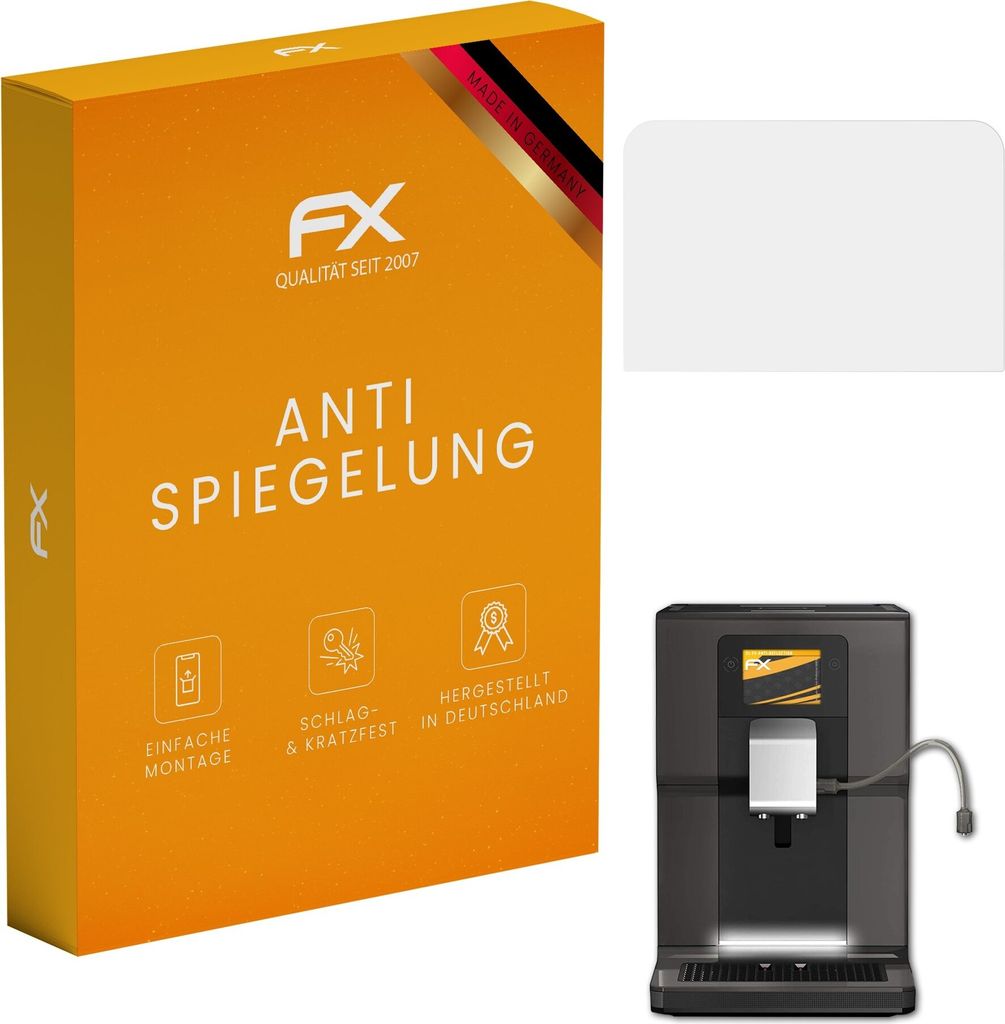 atFoliX FX-Antireflex 2x Schutzfolie kompatibel mit Krups Intuition Preference (EA872) Displayfolie