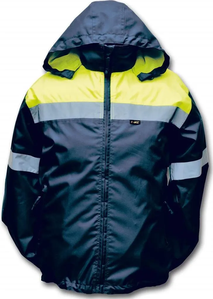 Veste réfléchissante de pluie 4-ACT tissu technique haute visibilité