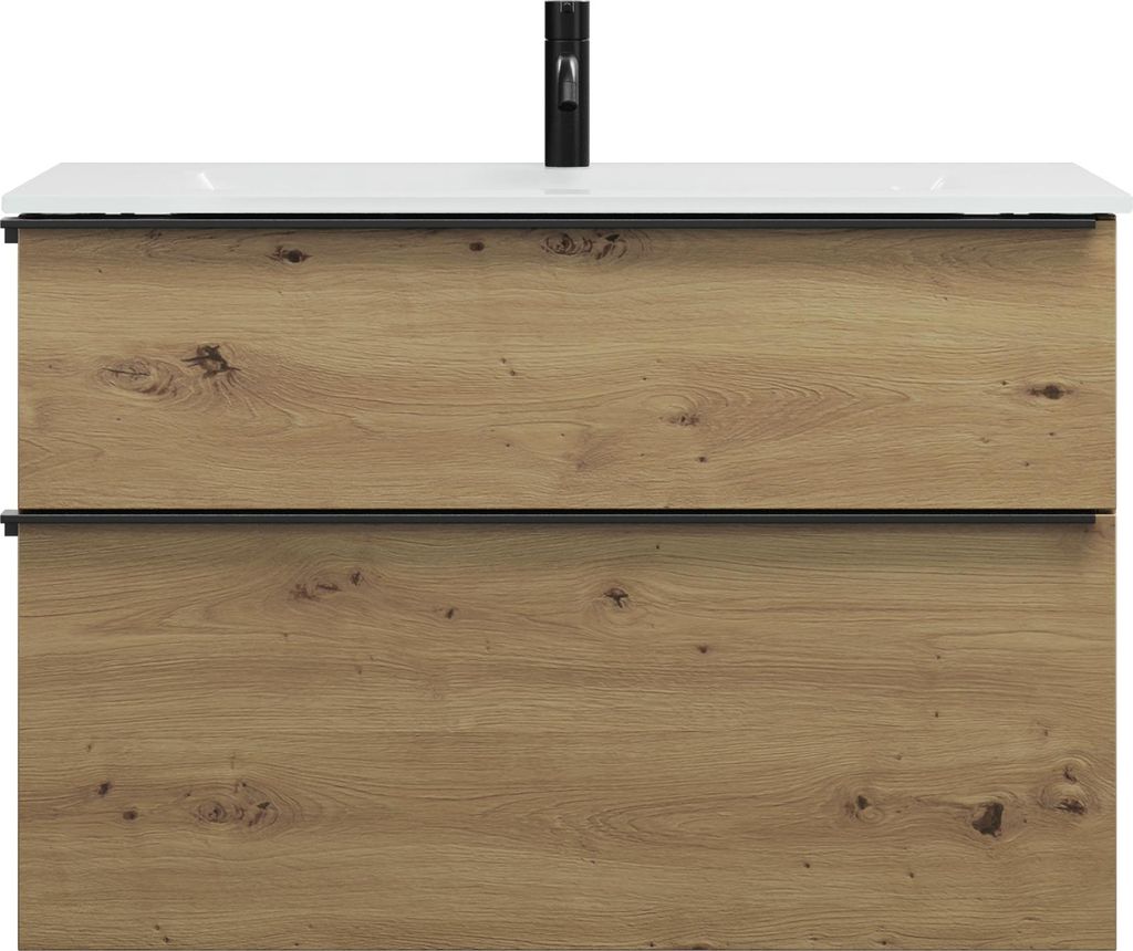burgbad Eqio Glas-Waschtisch inklusive Waschtischunterschrank, Breite 920mm, SEYX092F5662A0070G0252