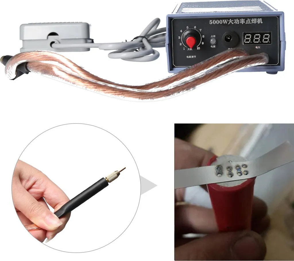 Soudeuse par points portable avec courant réglable et prise UE 5000W