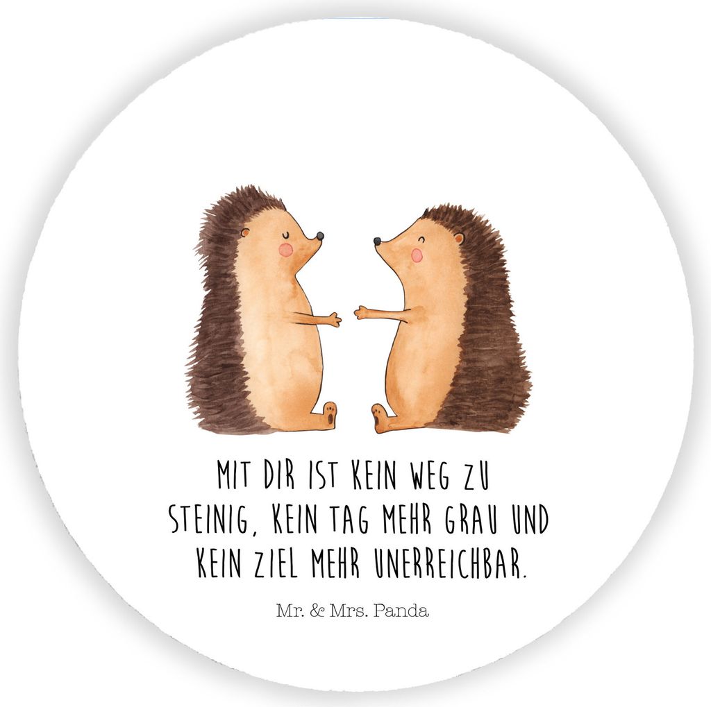 Mr. & Mrs. Panda magnet Igel Liebe - Weiß - Geschenk, pinnwand, Kühlschrankmagnet, Freundin, für kühlschrank, zettelhalter, Freund, Hochzeitsta...