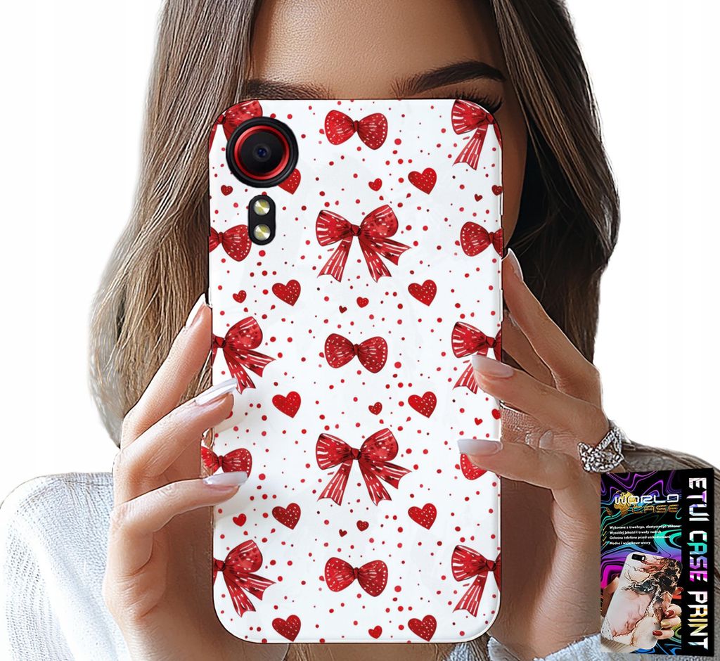 Fall Für Samsung Galaxy Xcover 7 - Rote Schleife Mode-Designs
