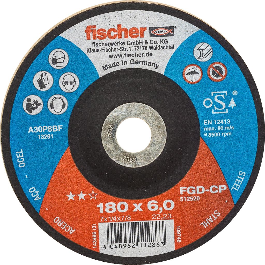 Fischer Schleifscheibe FGD-CP 6/180 gekröpft Carbon