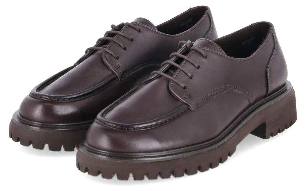 Paul Green Damen Halbschuhe Braun Glattleder Größe: 38 Produktbild 