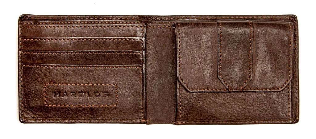 Petit Portefeuille Cuir Submarine Brun : Format Compact et Robuste - 2