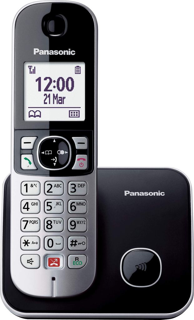 Panasonic KX-TG6851JTB Telefon bezprzewodowy DECT ekran LCD Zdjęcie produktu 