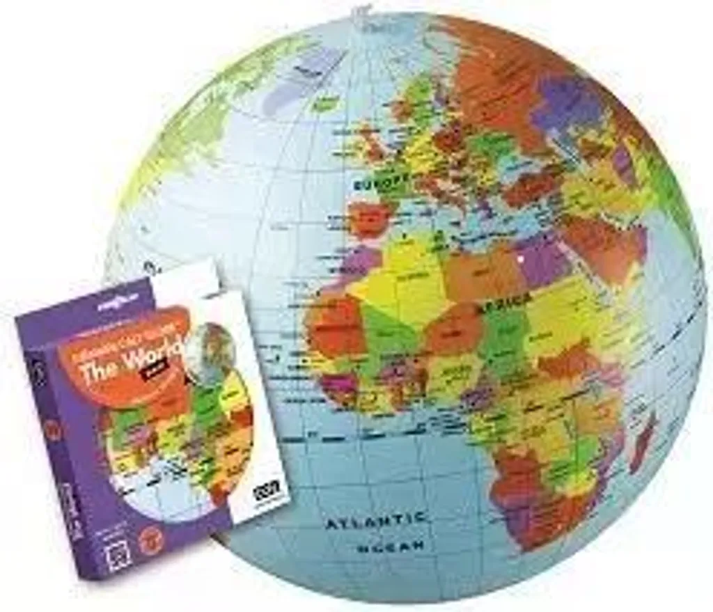 Mappemonde globe terrestre 50 cm décorative pour bureau et salon