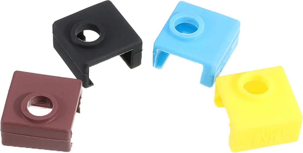 3D-Drucker-Wärmeblock-Silikon-Abdeckungshülle MK8 Hotend-Extruder-Isoliersocken, kompatibel mit Creality Ender 3 Pro 5 CR-10 10S S4 S5 Anet A8