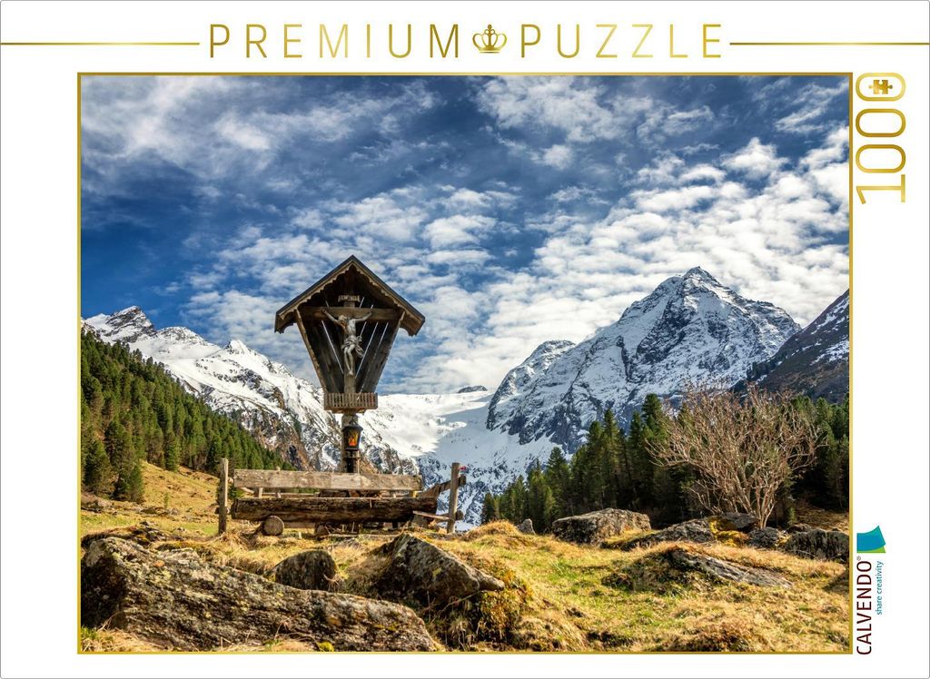 CALVENDO Puzzle Ein Motiv aus dem Kalender Tirol - Das Land in den Bergen | 1000 Teile Lege-Größe 64x48cm Foto-Puzzle für glückliche Stunden