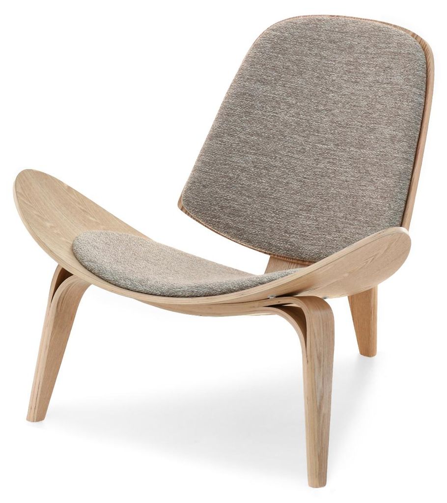 DAHL Designer Sessel - Beige / Eiche