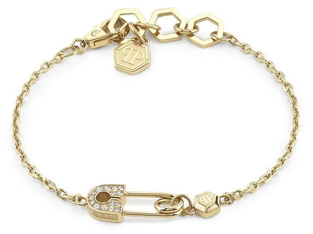 Bracelet Soirée Femme Philipp Plein PJKGA06BU Safety Pin Style Rock Chic