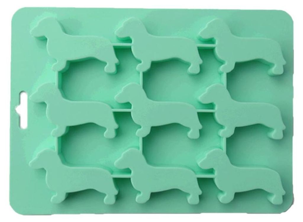 Eiswürfelform und Tablett in Tierform für lustige Getränke, Beige