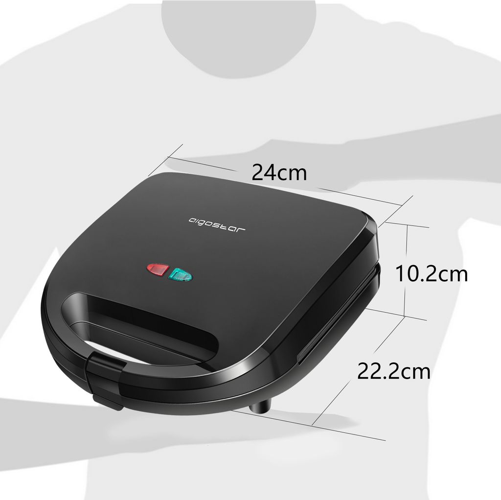 Aigostar - Sandwichmaker 3 in 1, Sandwichtoaster, Produktbild 7