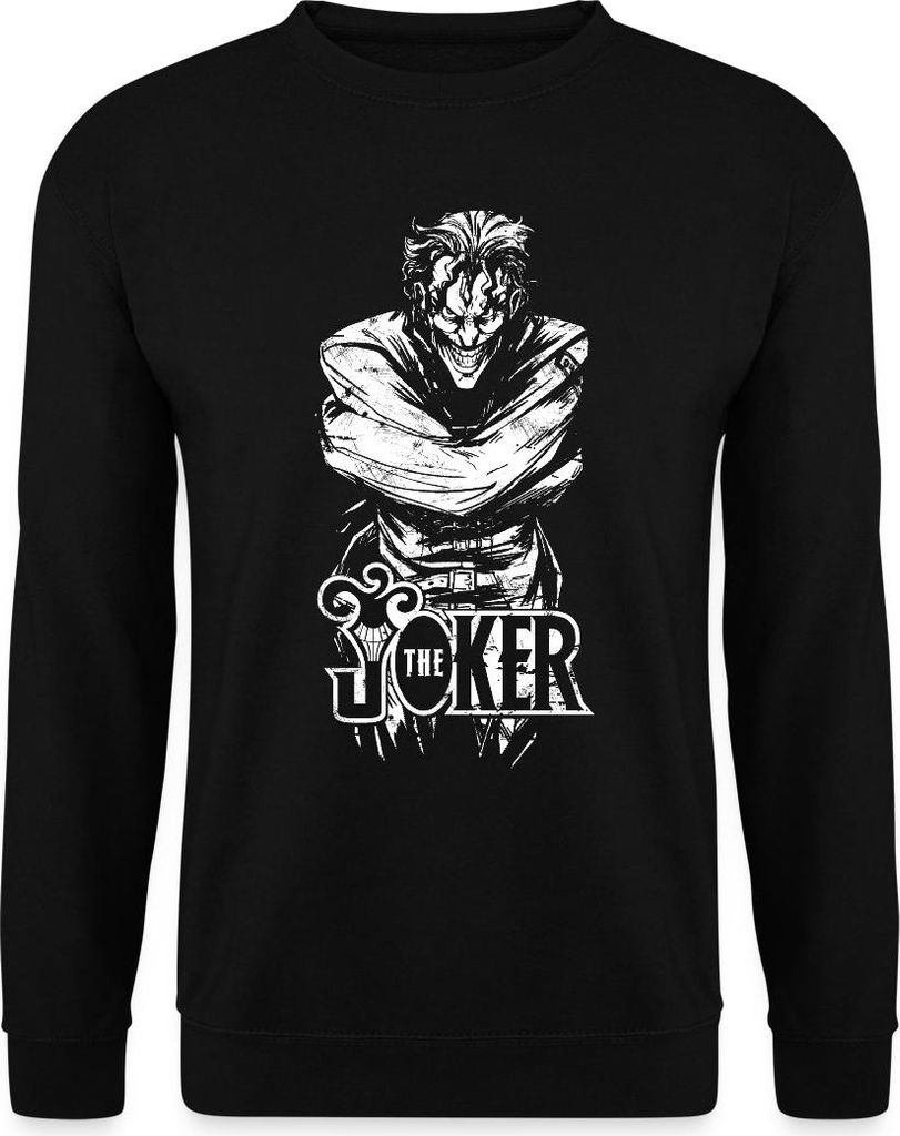 Spreadshirt Joker Zwangsjacke Uni Pullover, 3XL, Schwarz