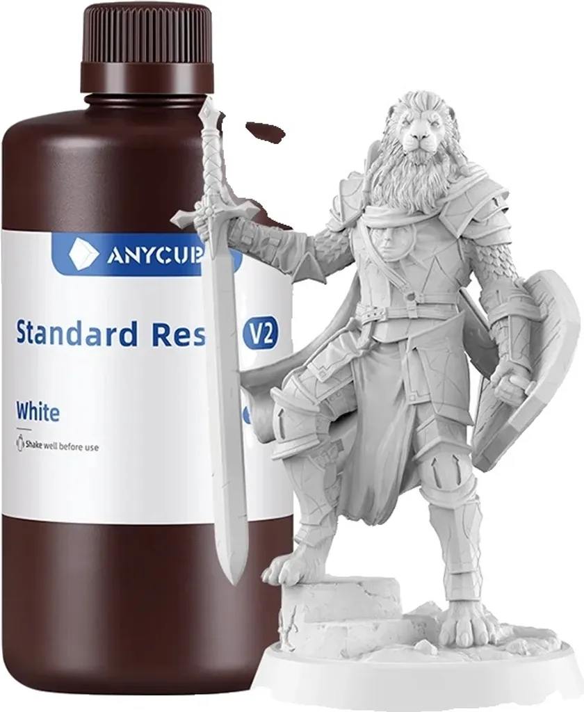 Résine UV blanche anti-déformation thermique 10KG haute densité pour 3D