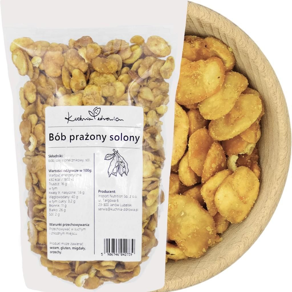 Favabohnen Geröstet 500 g Gesalzen Proteinreich Knusper Produktbild 
