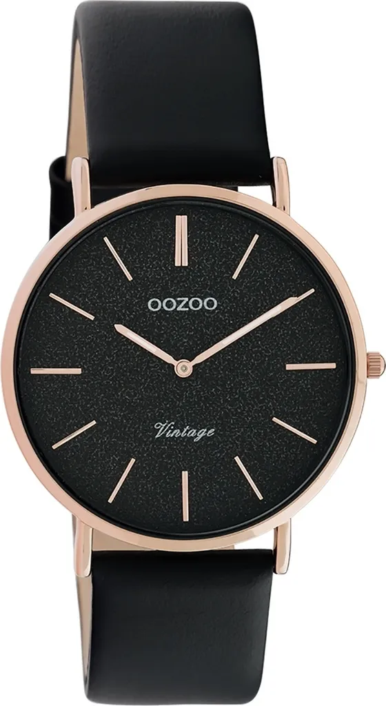 Montre Femme Oozoo Vintage C20209 Noir : Accessoire Idéal pour le Bureau