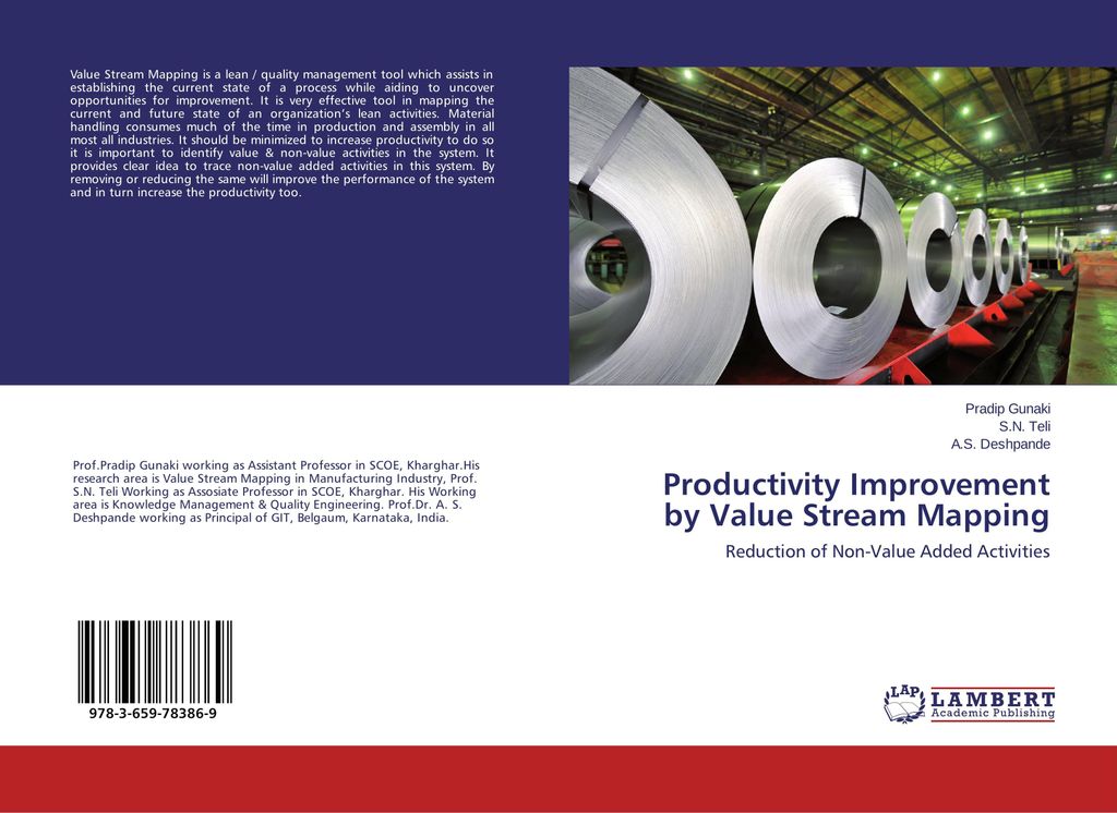 Productivity Improvement by Value Stream Mapping