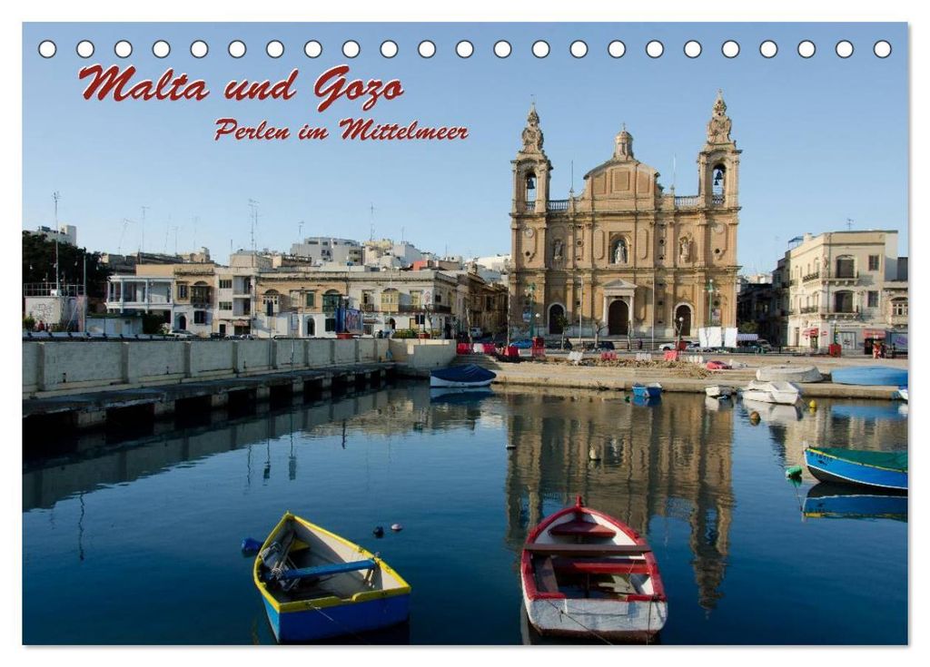 Malta und Gozo, Perlen im Mittelmeer (Tischkalender 2027 DIN A5 quer), CALVENDO Monatskalender