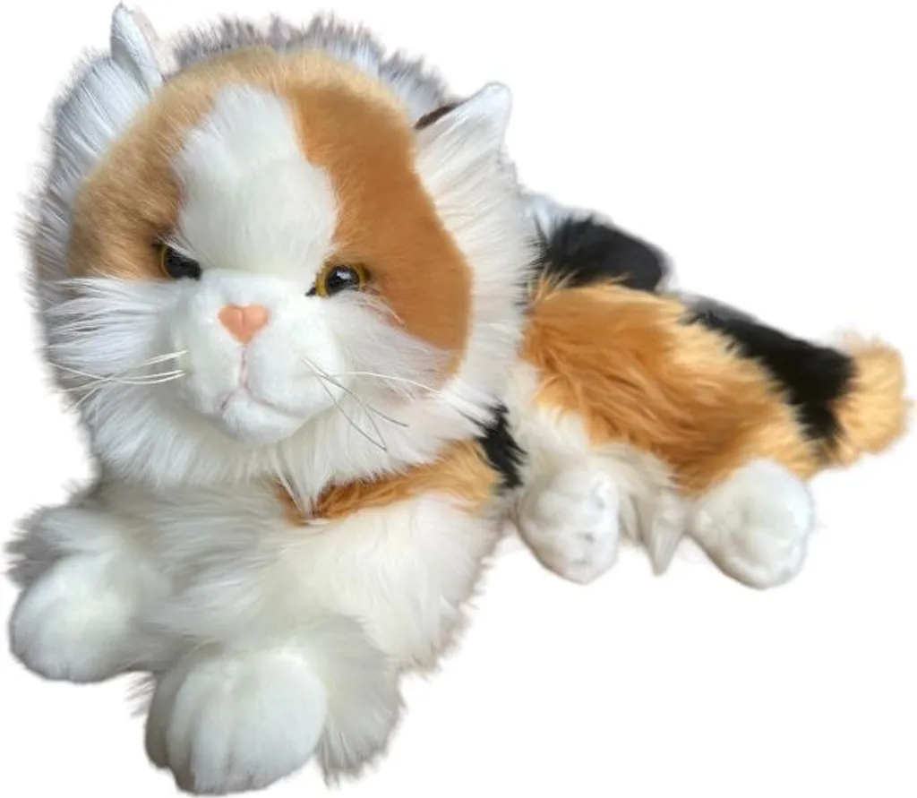 Chat Calicot en Peluche 30cm - Texture ultra douce et finitions 49010