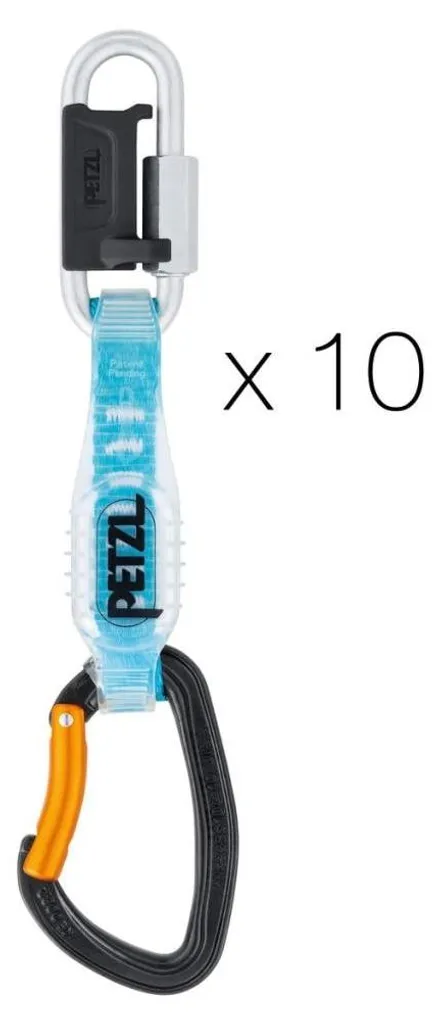 Petzl Djinn Acier dégaines durables 10 pièces haute résistance usure