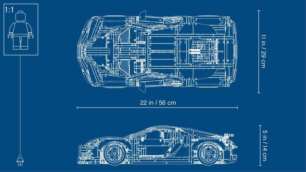 LEGO® Technic 42083 Bugatti Chiron Obrázok produktu 40