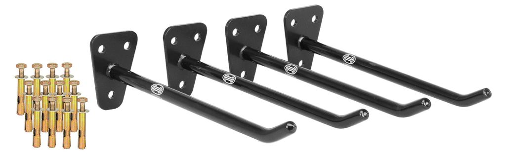 HEYNER® Držák pneumatik na zeď, pro uchycení ráfů, vyrobený Obrázek produktu 