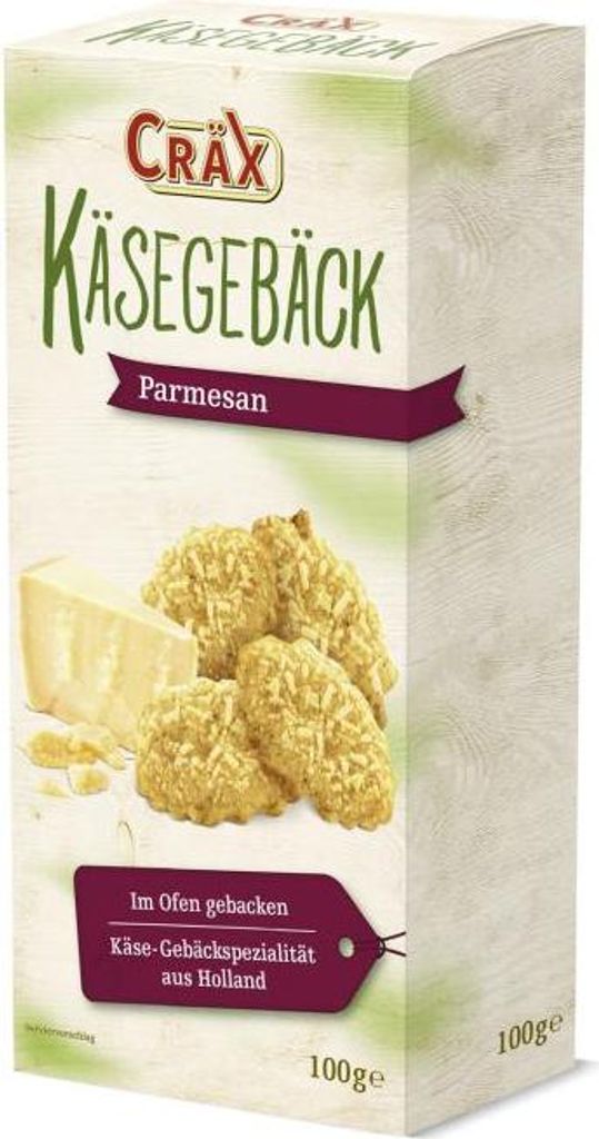 100G Craex Parmesan Kaesegebaeck Produktbild 