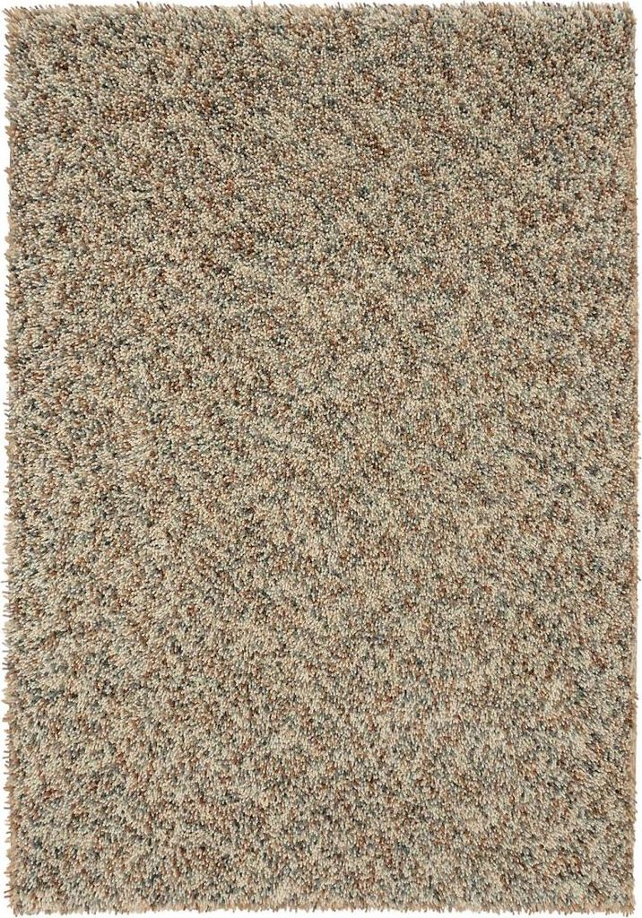 Zotteliger Langflor-Teppich mit unifarbenem Wollimitat-Muster NUAGE C