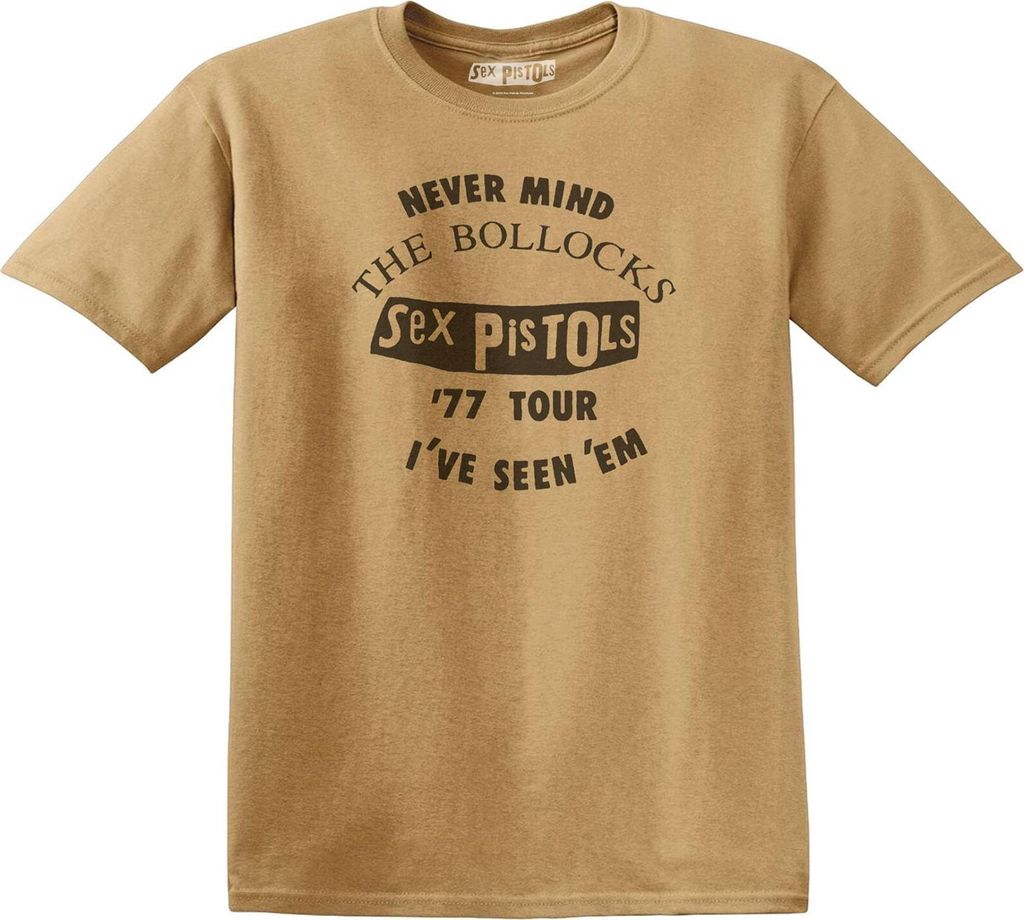 Pistols - "Seen ́Em" T-Shirt für Herren/Damen Uni RO1949 (XXL) (Altes Gold)