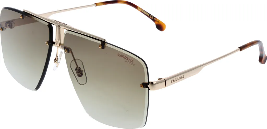 Carrera 1016/S J5G/86 Gold Sunglasses - Look Bold e Lenti Sfumate