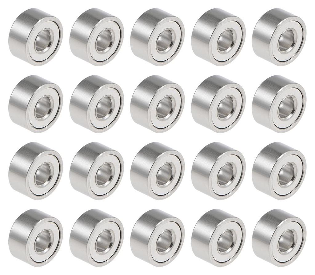 20 Stš¹ck Kugellager Rillenkugellager 682ZZ 2mm Innendurchm 5mm Au?endurchm 2,3mm Bohrung Doppelt Geschirmt Chromstahl Z2 fš¹r Skateboard 3D Dr...