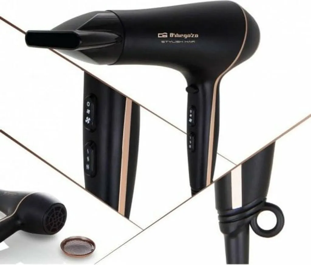 Sèche-cheveux Orbegozo SE-2065 Noir 2000 W : Puissance et Précision - 5