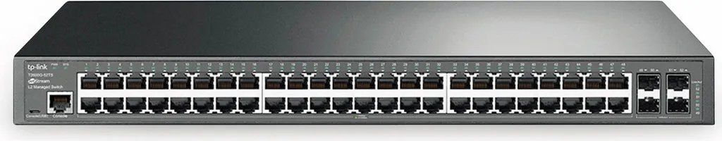 Switch TP-Link T2600G-52TS avec 48 ports Gigabit Ethernet gérables