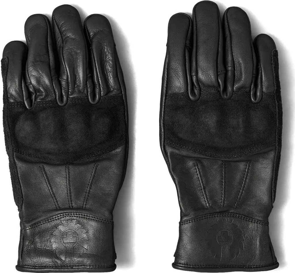 Gants Belstaff Clinch Noir 2XL : Cuir premium et grip optimal à moto