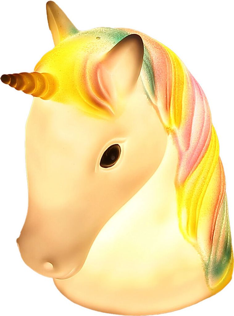 LED Dekolampe Einhorn, Tischlampe, USB oder Batterie, H 21 Produktbild 