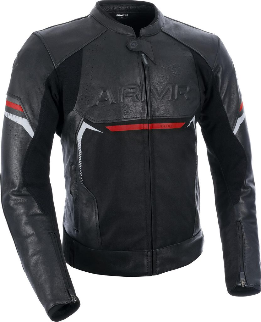 Armr leren jas raiden 3.0 van leather jacket raide 3.0 ms black red gr.xxl