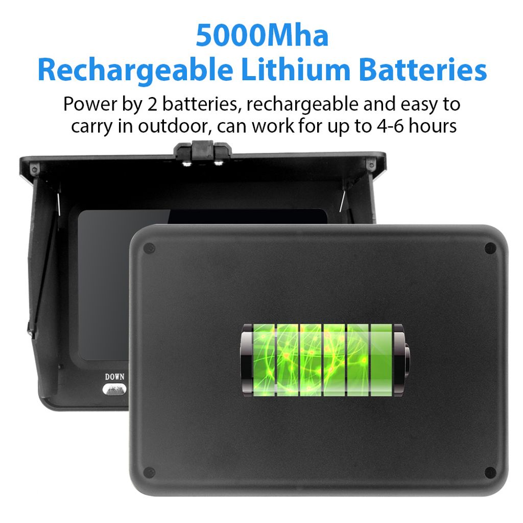 Rohrkamera Kanalkamera Inspektionskamera mit 7-Zoll-Monitor, 8 GB TF-Karte, eingebauter Batterie, 30 m/98 ft Kabel, IP68 wasserdichte Abflusskamera...