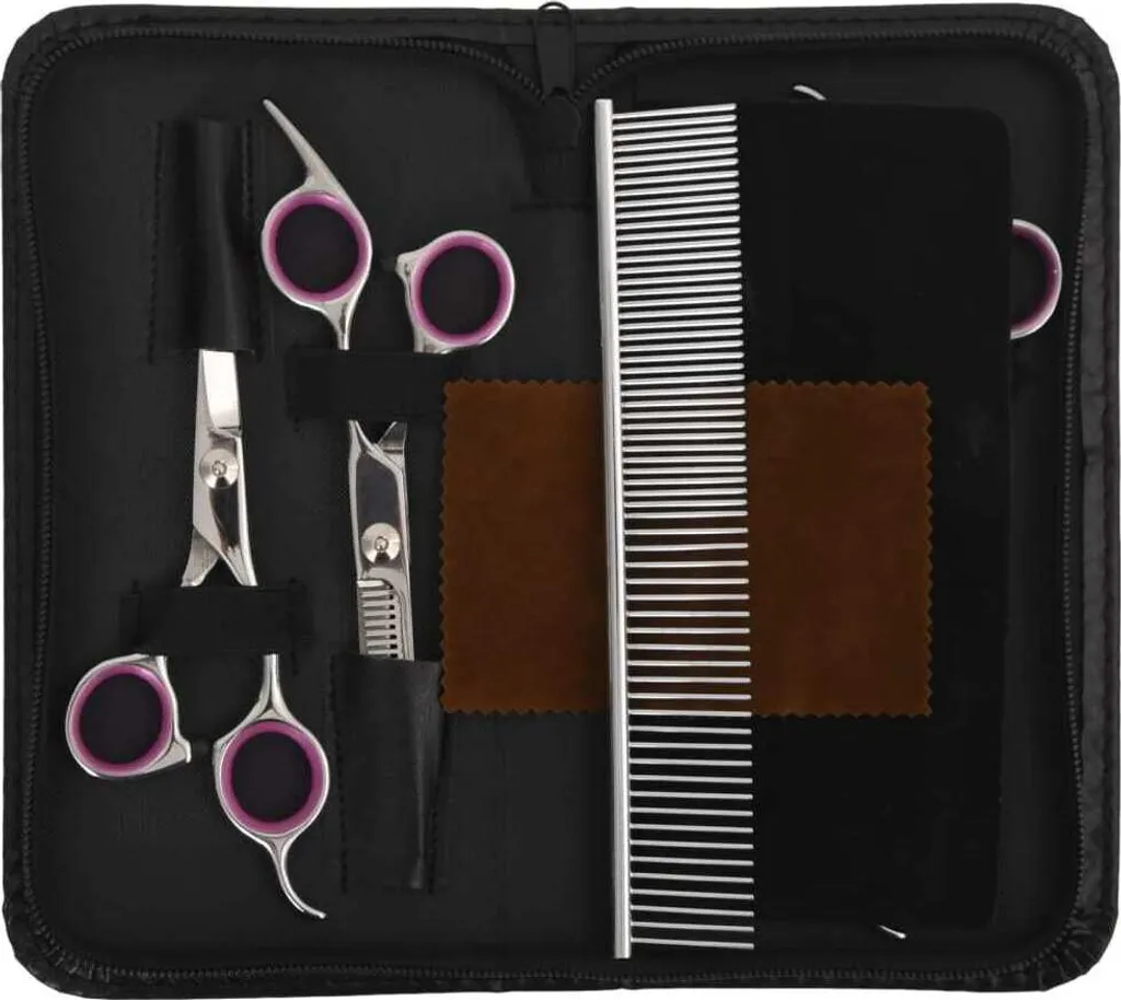 Set di Tosatrici per Cani Acciaio Inox 5 Pezzi Professionale | Shop