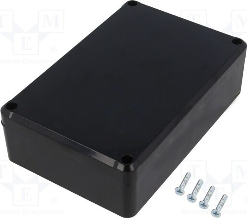 1x Gehäuse: universell Y: 120mm Z: 36mm X: 80mm mit Messinghülsen KM-76IBK Univer