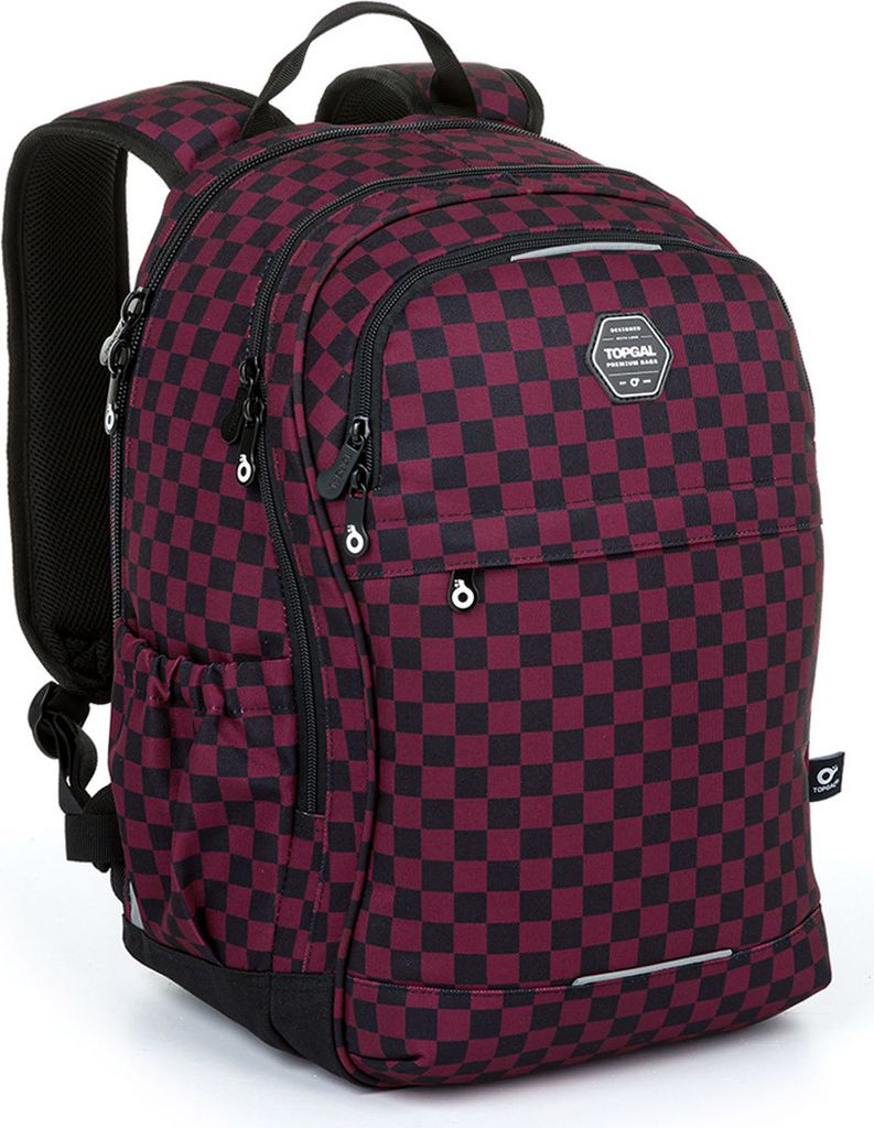 Studentenrucksack Karomuster  Topgal RUBI 24027 Produktbild 